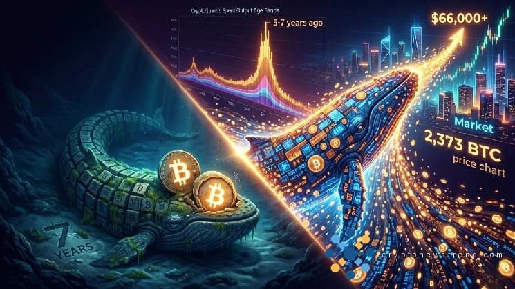 La baleine Bitcoin transfère 2 373 BTC après 7 ans de silence