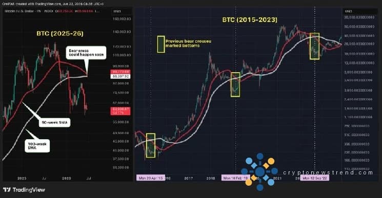El precio de Bitcoin tiene una desventaja limitada, probablemente cerca del fondo, sugiere un indicador contrario