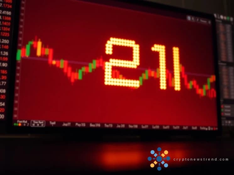 Crypto Fear & Greed Index at 21, still in fear zone