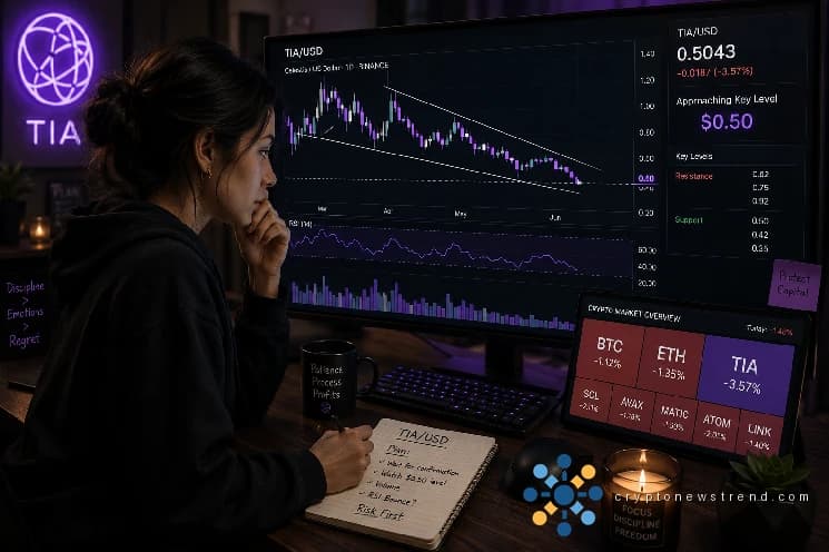 Celestia (TIA) extiende la recuperación por encima de 0,44 dólares a medida que los comerciantes minoristas impulsan el repunte