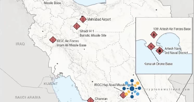 Les monnaies numériques mondiales trébuchent après que l’Iran ait subi de plein fouet la puissance de feu américaine lors de l’assaut surprise du Moyen-Orient