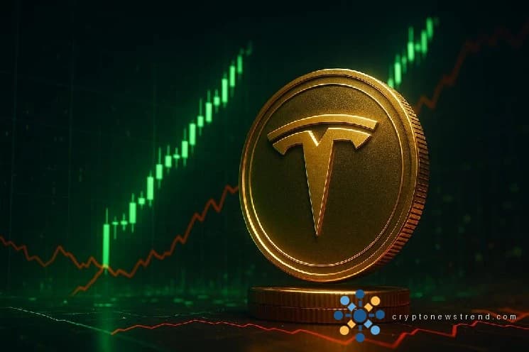 يحتفظ سهم Tesla بالاتجاه الصعودي حيث يختبر السعر مقاومة 444-450