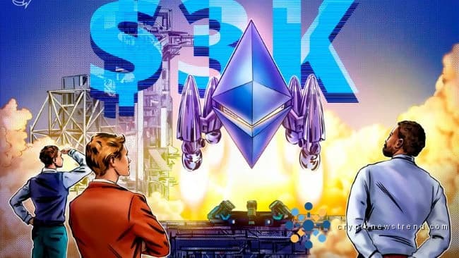 Инвесторы в собственную криптовалюту Ethereum снова оказались в плюсе, поскольку рыночный импульс набирает обороты в сторону потенциального преодоления порога в 3000 долларов.