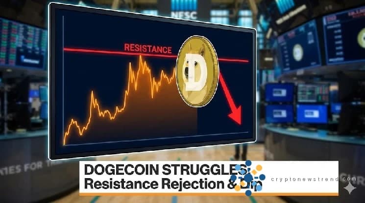 Постоянное давление со стороны продавцов препятствует усилиям по восстановлению Dogecoin.