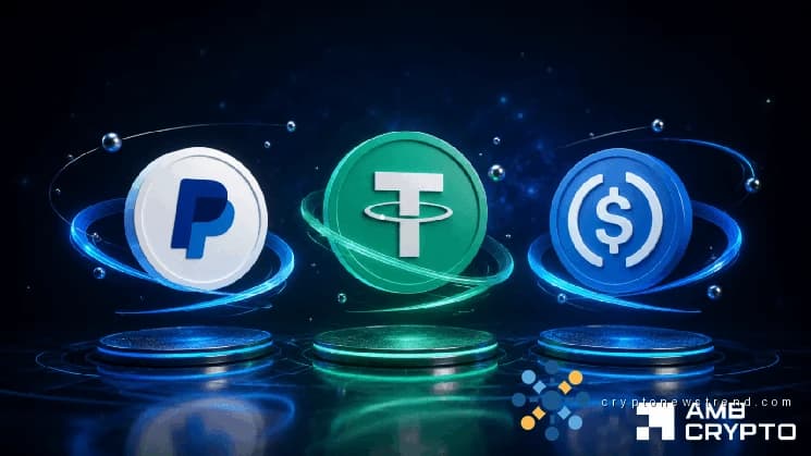 PYUSD fällt um 35 %, da USDC den größten Transfer aller Zeiten verzeichnet