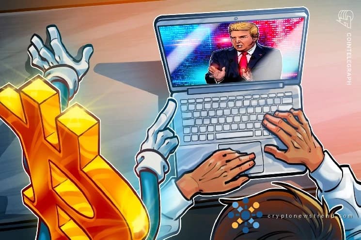 ترتد عملة البيتكوين بينما يستعد ترامب للإعلان عن صفقة إيران "التي تم التفاوض عليها".