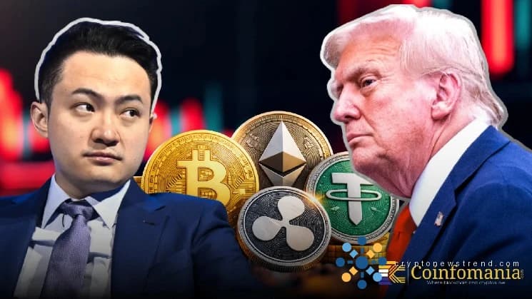 Justin Sun behauptet, Trumps Krypto-Team habe damit gedroht, Token zu verbrennen