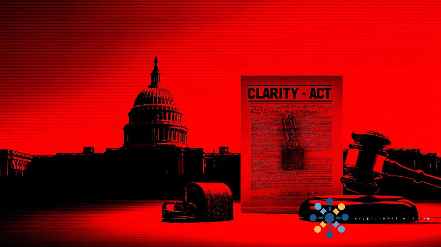 El retraso del Senado en la Ley CLARITY detiene la estructura del mercado criptográfico de EE. UU.