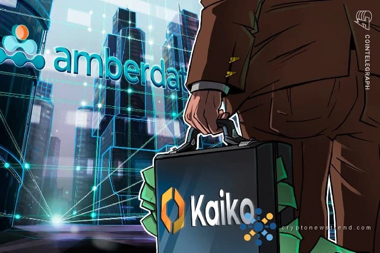 Kaiko تستحوذ على Amberdata في حملة توحيد بيانات blockchain