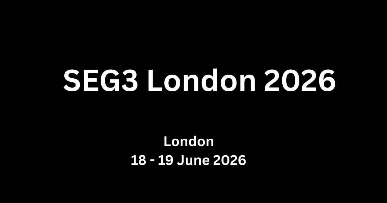 SEG3 Set for London in 2026
