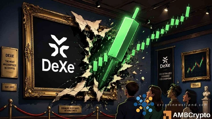 Cryptocurrency DEXE sees significant surge, soaring 22% in value, setting sights on potential new high of $24.