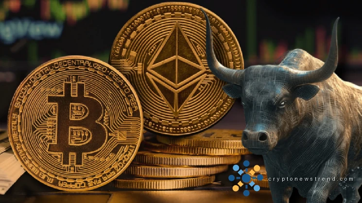 Cryptocurrency heavyweights see significant influx of investment as market momentum shifts in favor of two top digital coins.