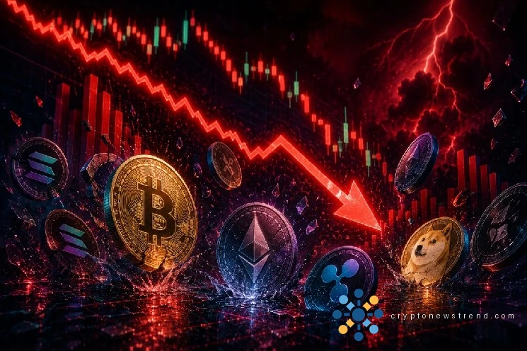 Large crypto liquidations in the last 24 hours, about 410 million dollars
