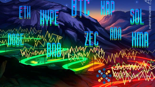 Price predictions 5/29: BTC, ETH, BNB, XRP, SOL, DOGE, HYPE, ZEC, ADA, XMR
