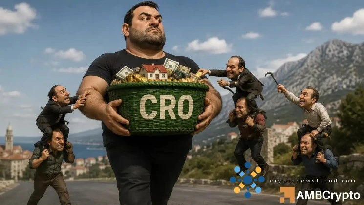 Cronos hits $3.53B market cap as selling surges – Is CRO overvalued?