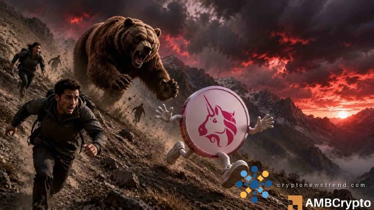 Uniswap drops below KEY support – Will UNI bears target $3.00 next?