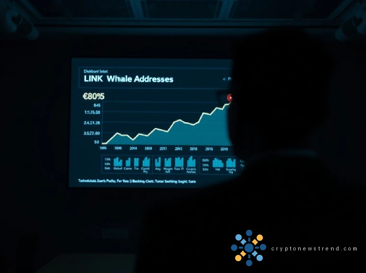 LINK Whale Count Hits All-Time High as Large Wallets Surge to 805