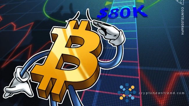 Bitcoin analysts explain why BTC price can’t take out $80K