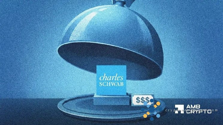 ‘Tough sell’ – Bloomberg analyst casts doubt on Charles Schwab’s crypto push