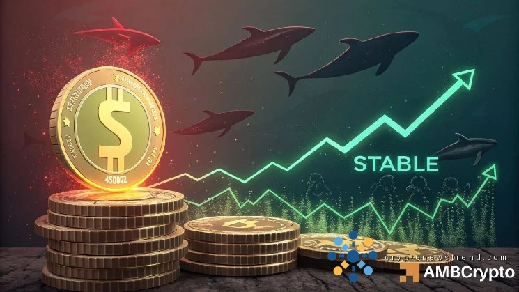 Assessing if STABLE can target $0.0445 next as short positions build up