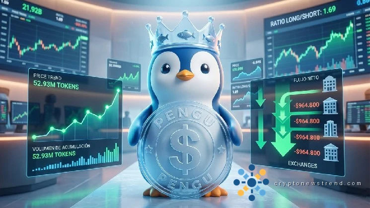 Bullish Momentum Builds as PENGU Surges Past Key Threshold Amid Massive 52.9 Million Token Buy-Up by Large Investors
