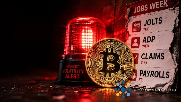 Bitcoin faces first jobs-week test as US job openings data arrives before Friday payrolls