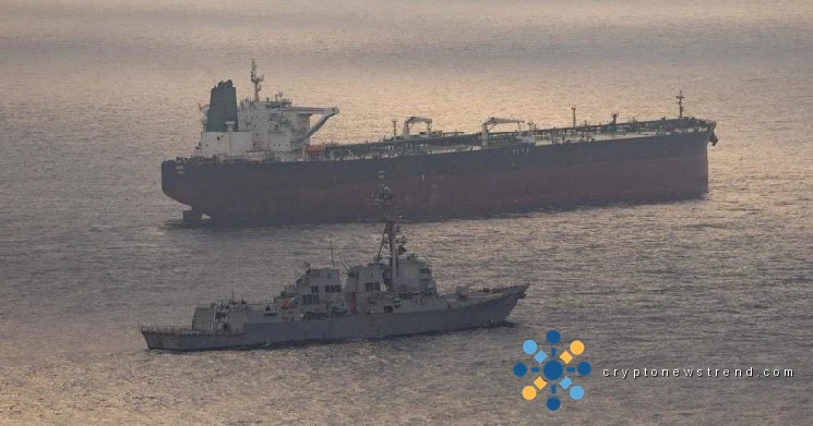 Digital funds worth hundreds of millions seized by US authorities in crackdown on ship defying Iran's maritime restrictions.