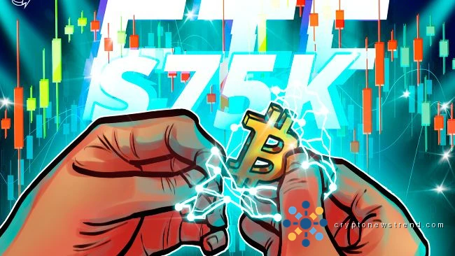 Bullish Momentum Finds Footing Around $75,000 Threshold