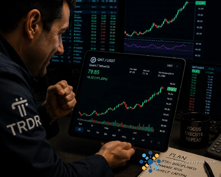 Quant (QNT) extends gains toward $80, testing breakout resistance